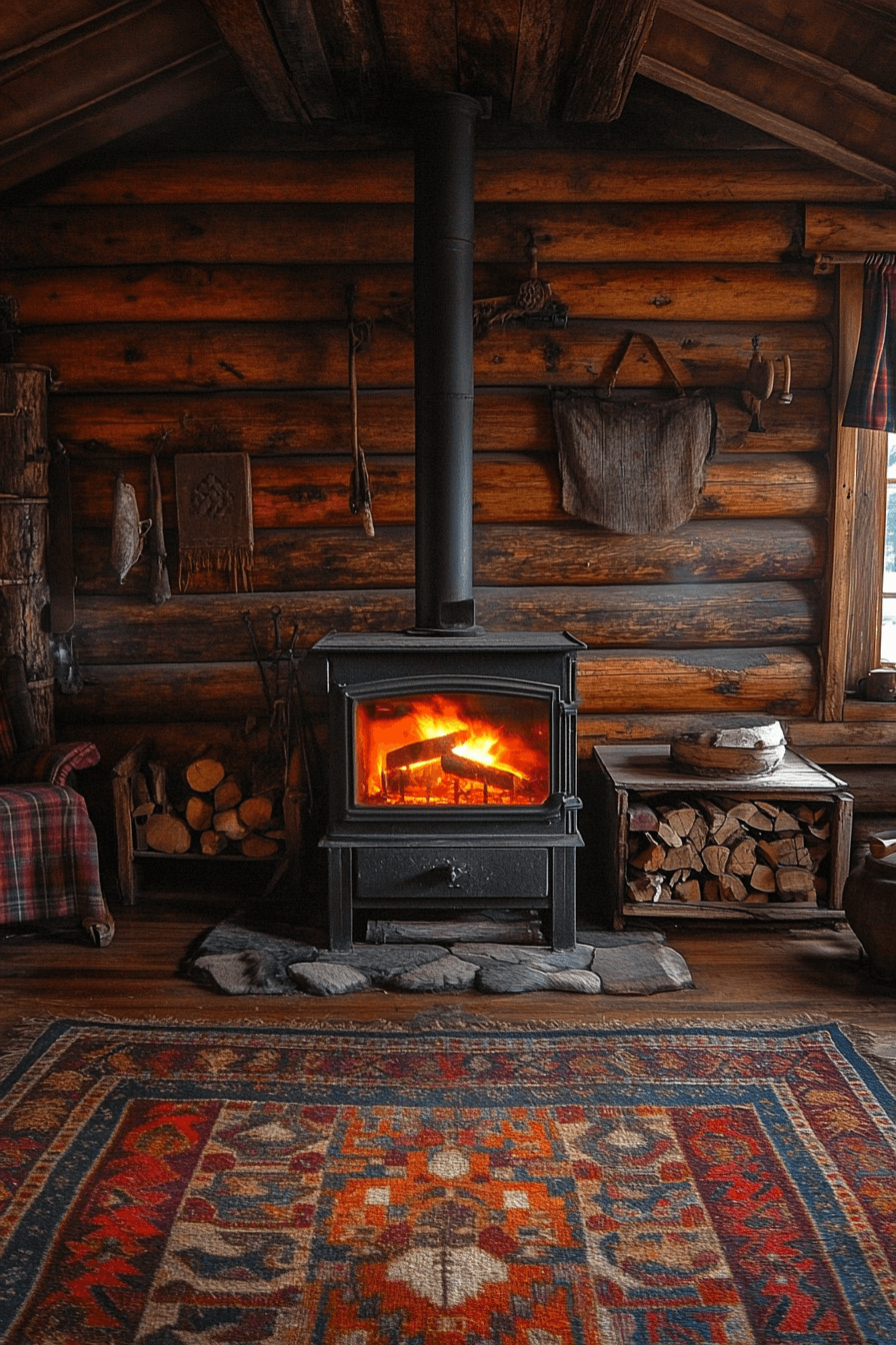old cabin interior