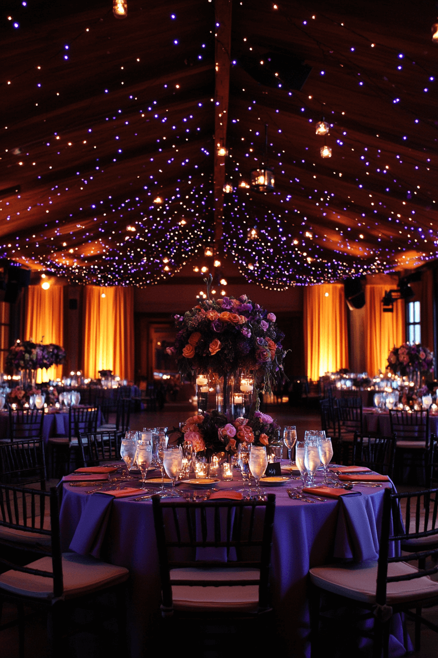 moody romantic wedding decor