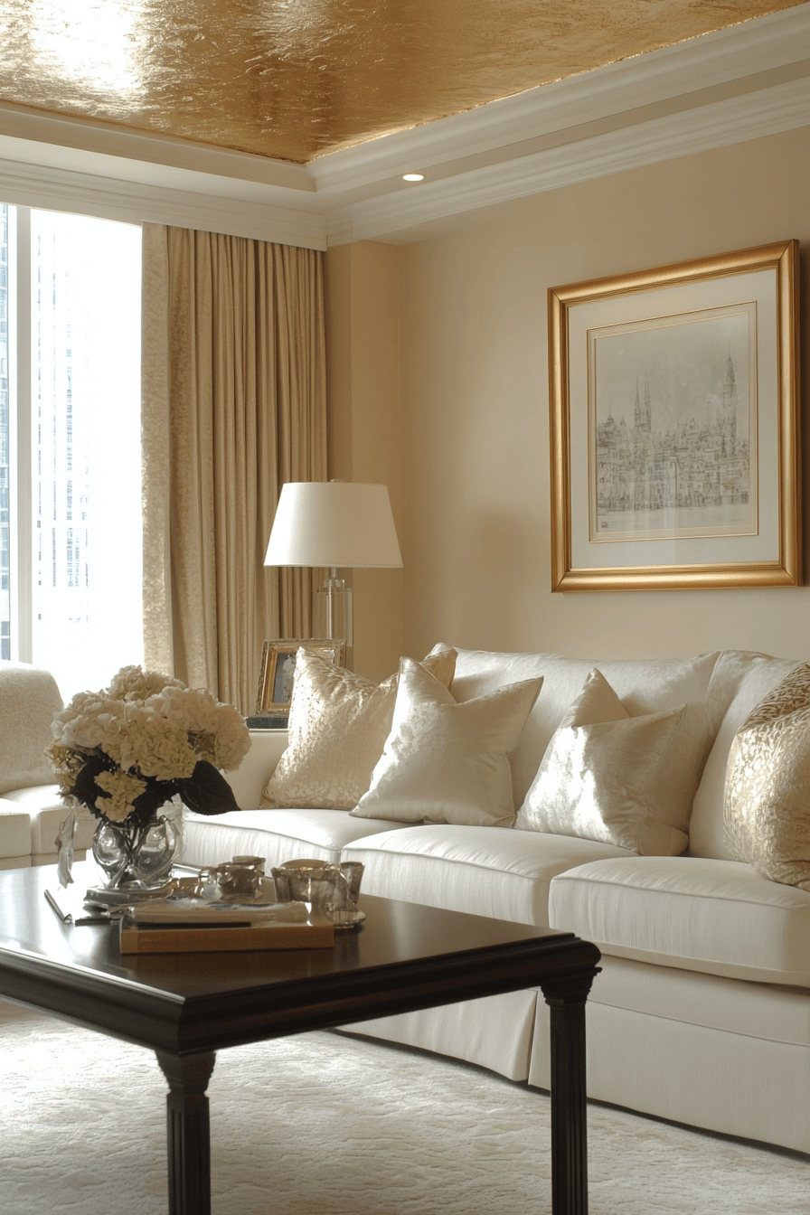 modern victorian living room