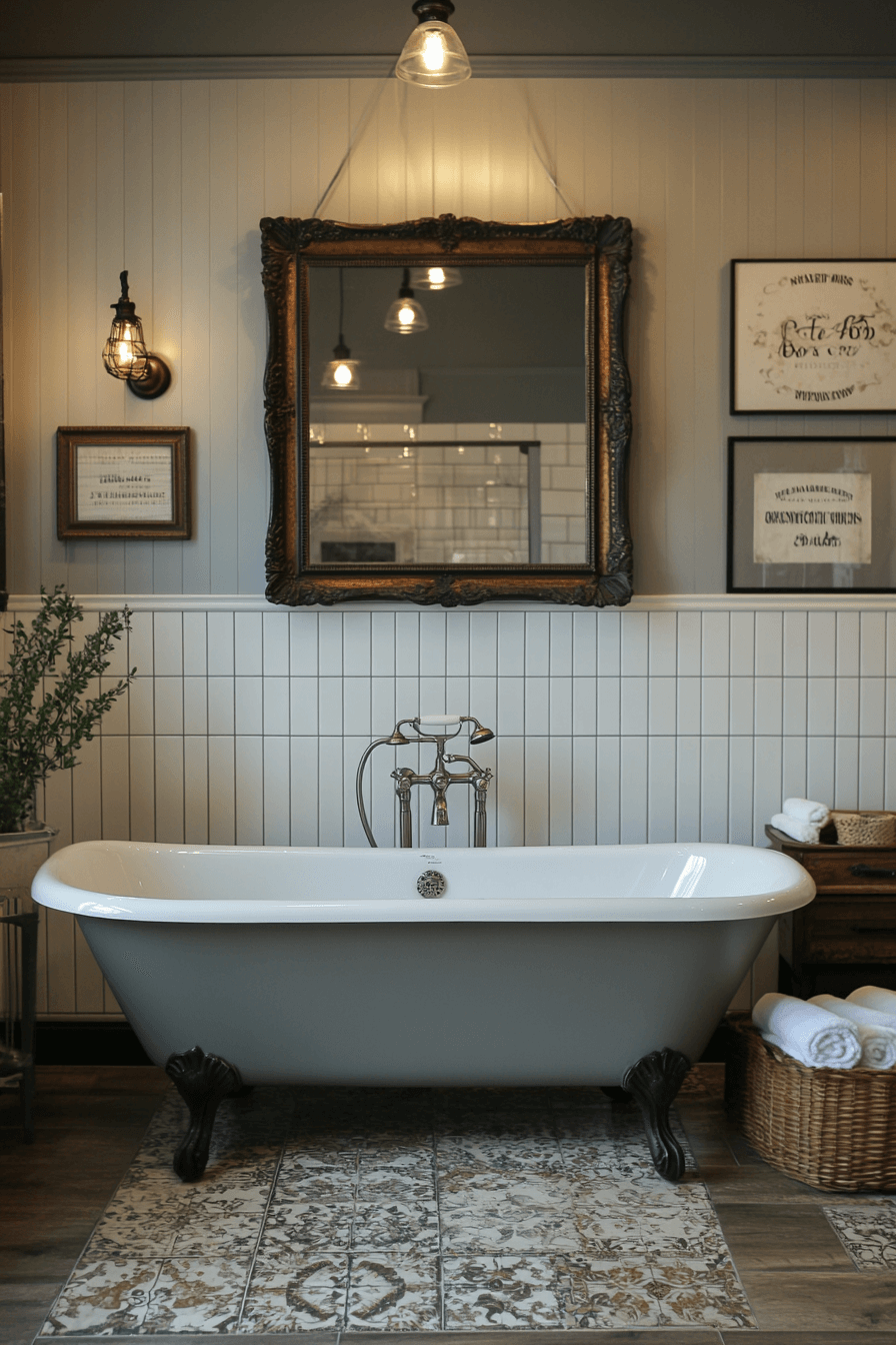 modern victorian bathroom
