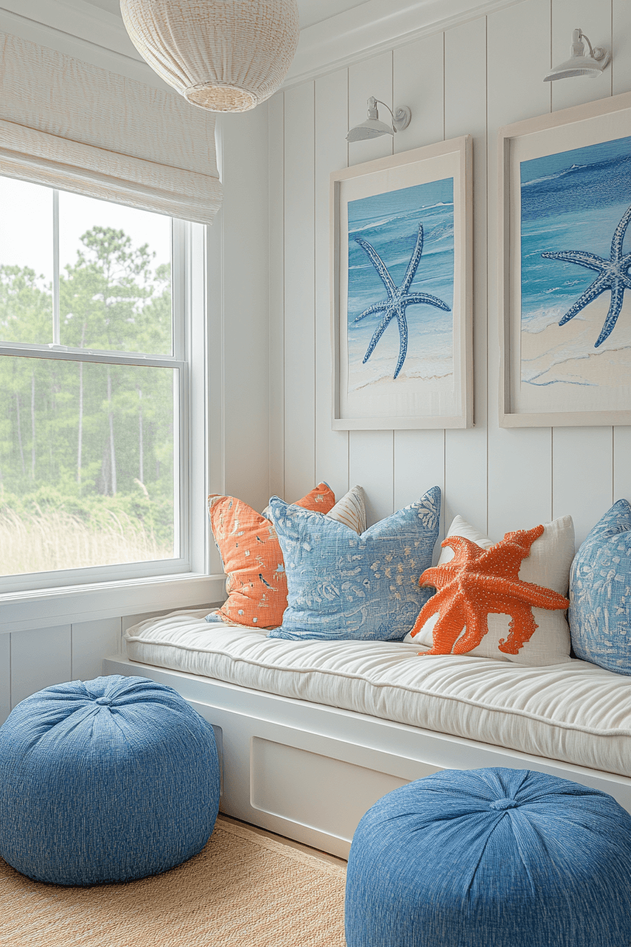 coastal cottage living room