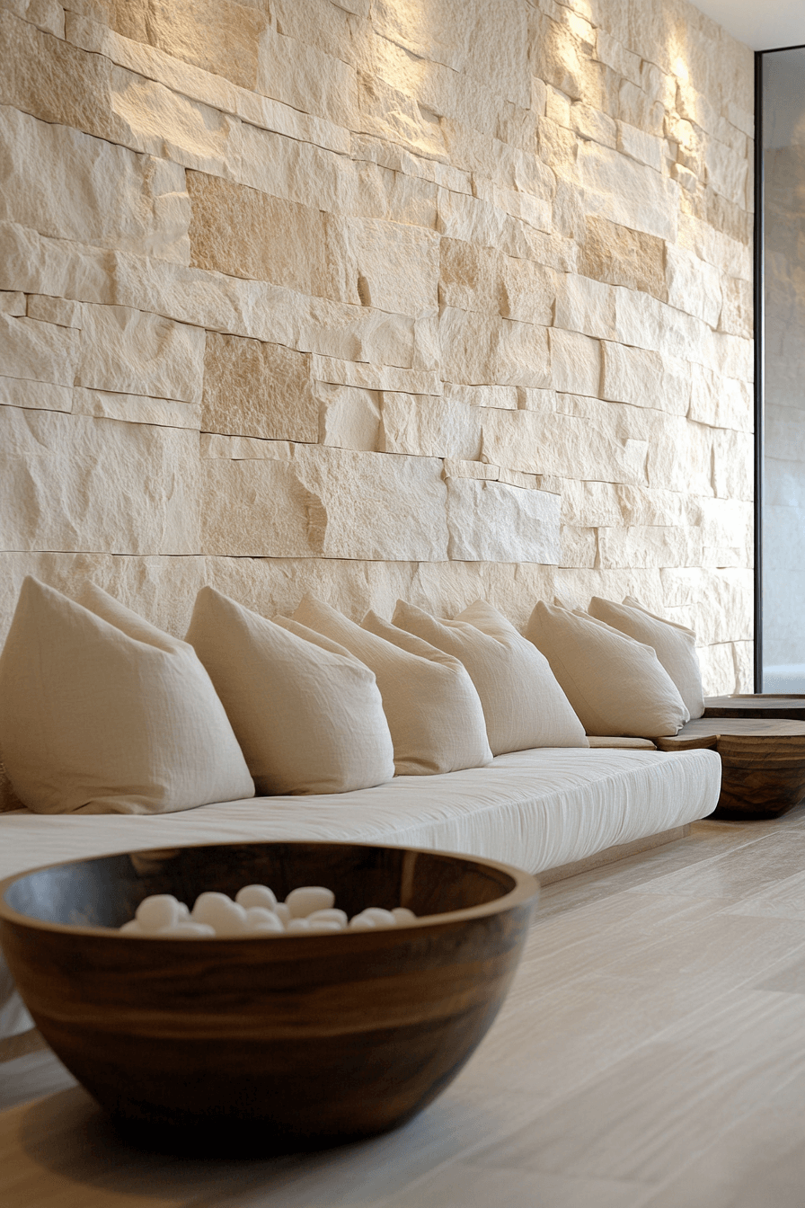 stone wall interior