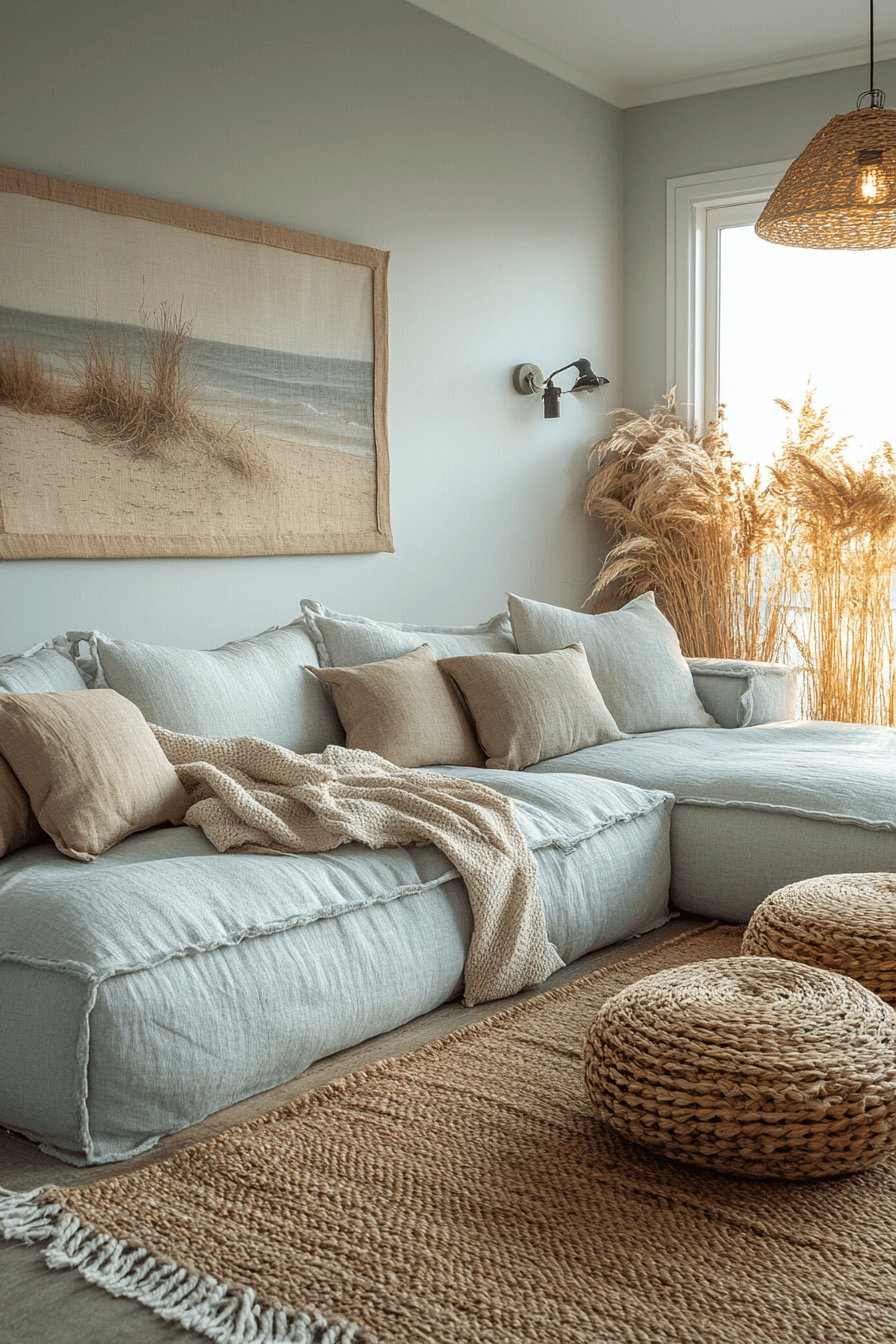 coastal cottage living room