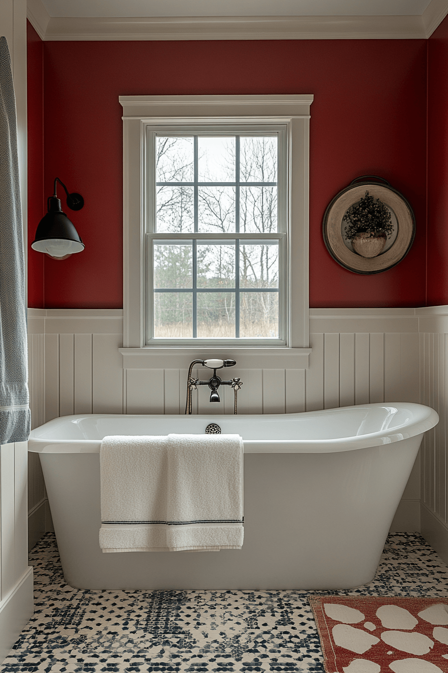 coastal cottage bathroom