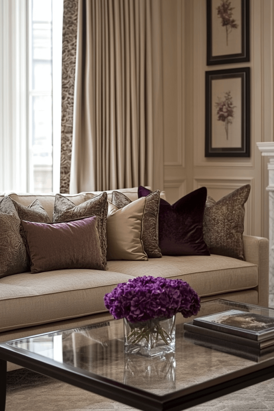 modern victorian living room