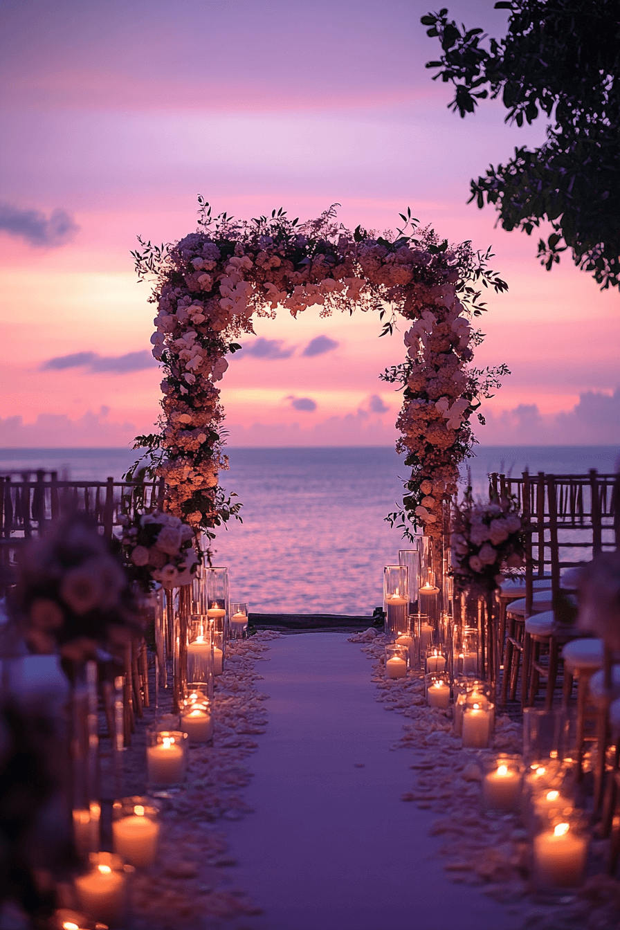 moody romantic wedding decor