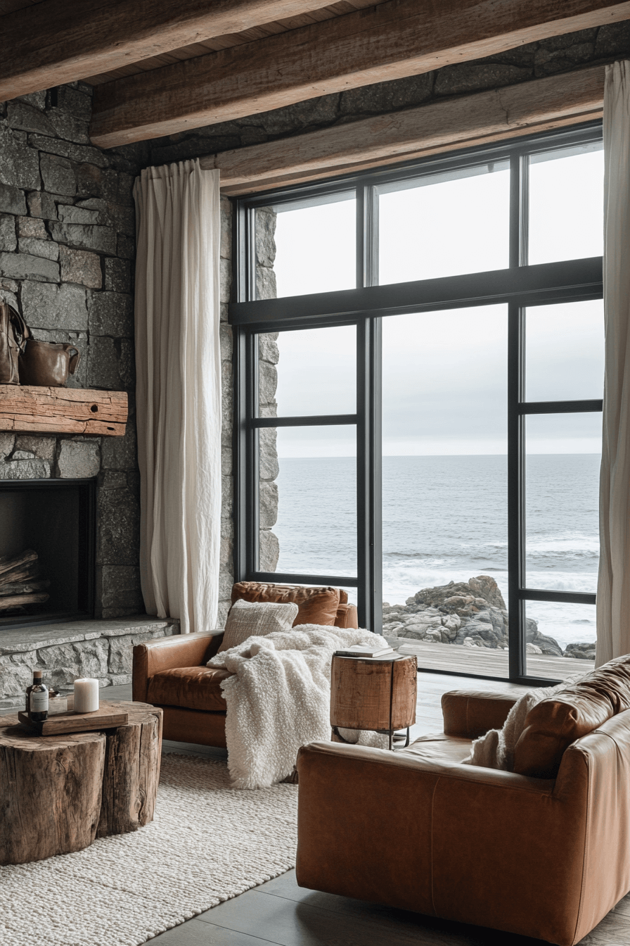 coastal cottage living room