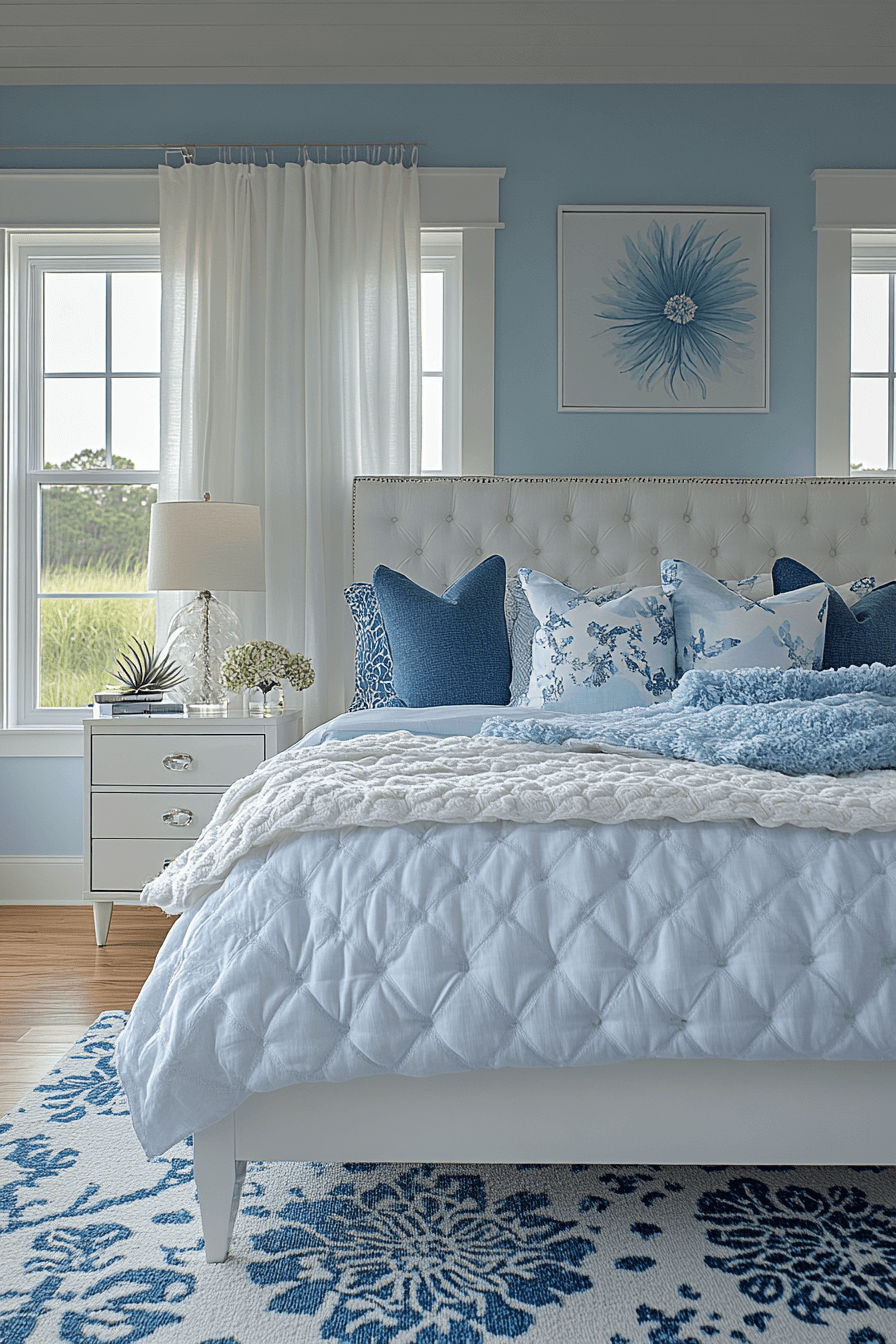 coastal cottage bedroom