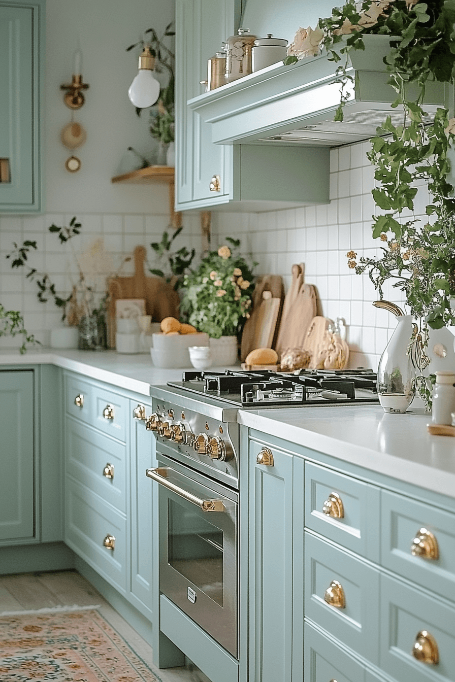 modern victorian kitchen