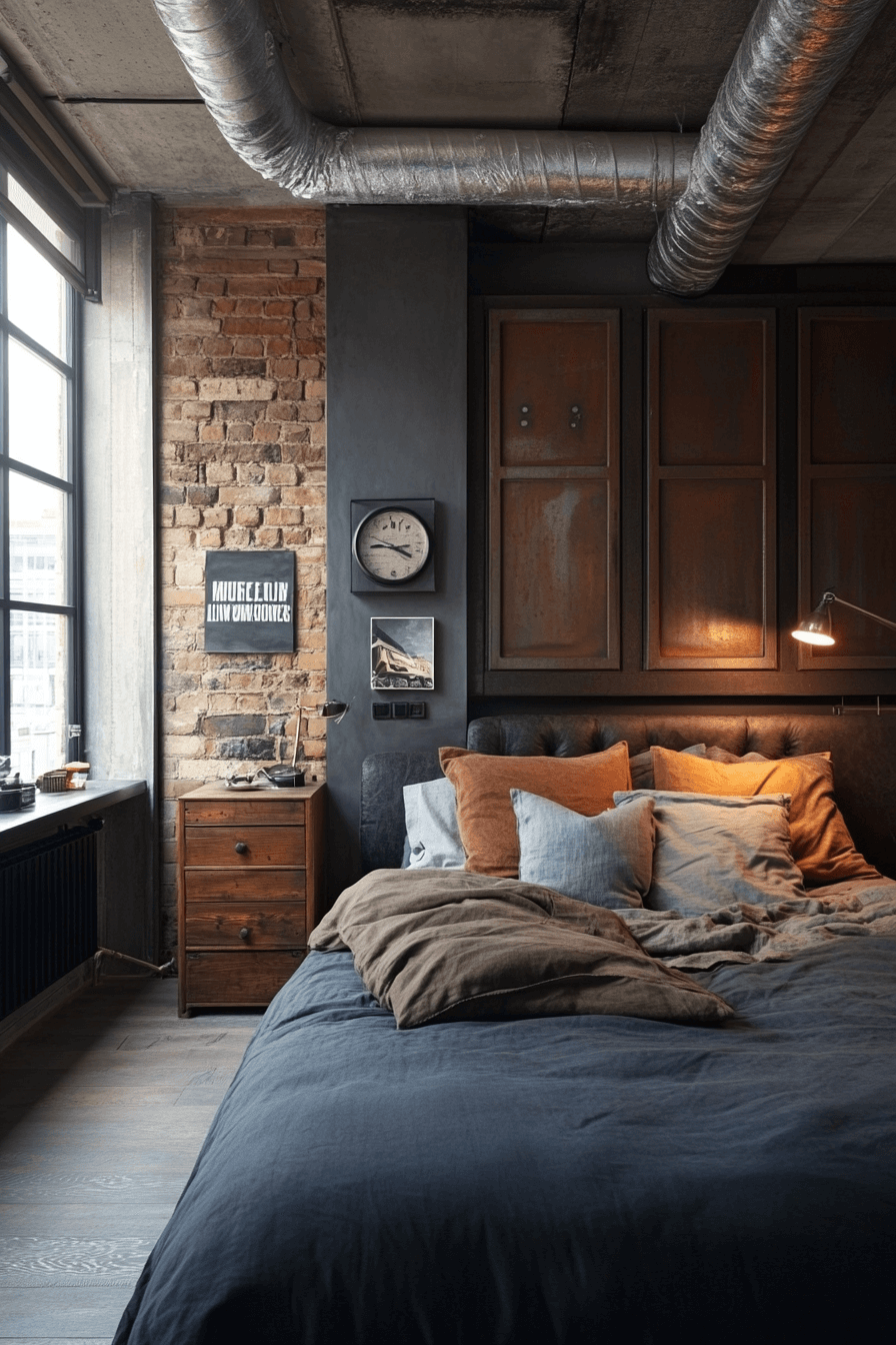 industrial bedroom design