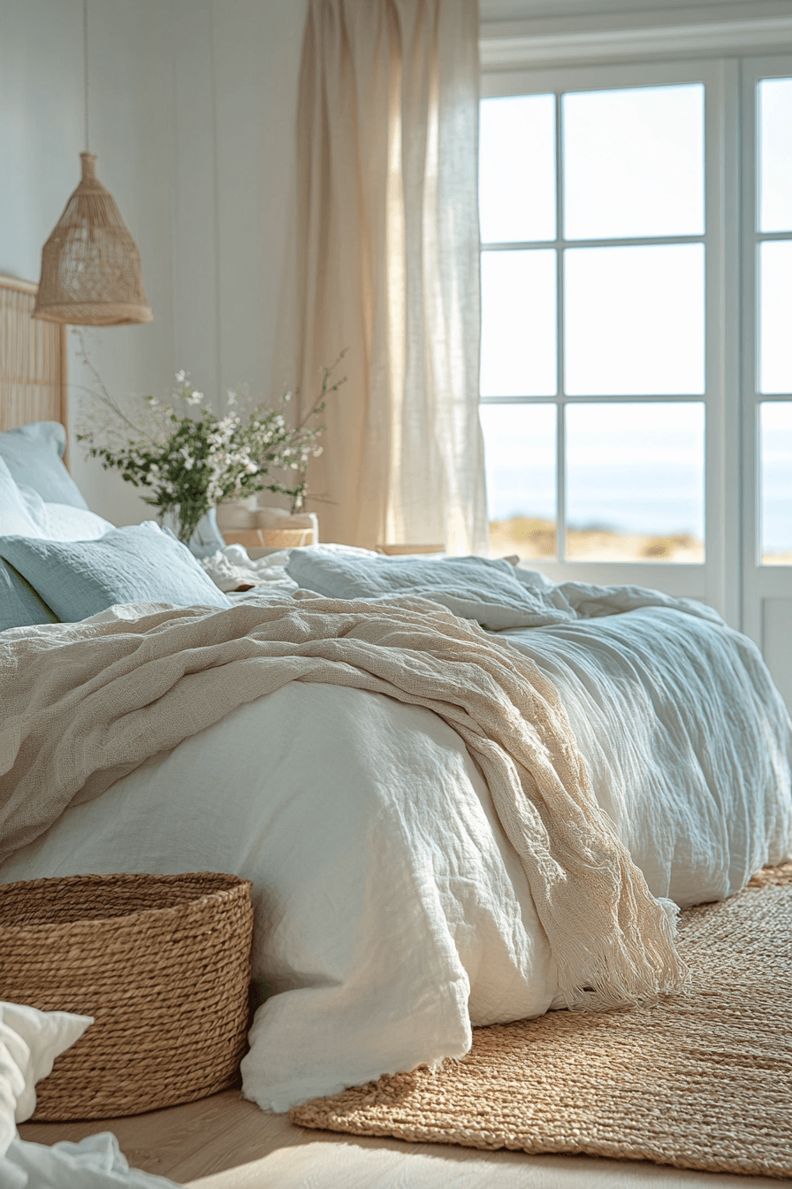 coastal cottage bedroom