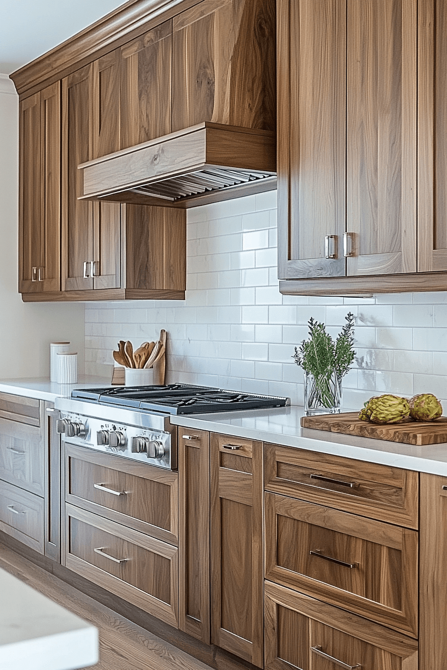 Walnut Kitchen Cabinets