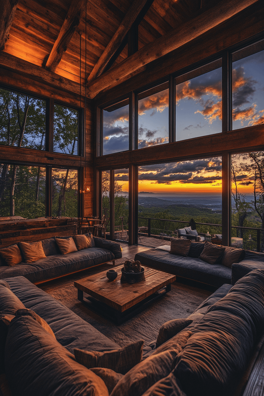 old cabin interior