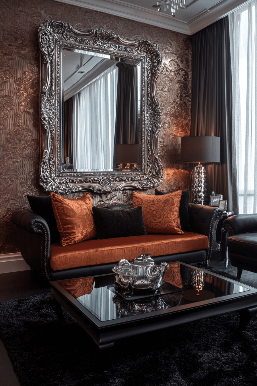 modern victorian living room