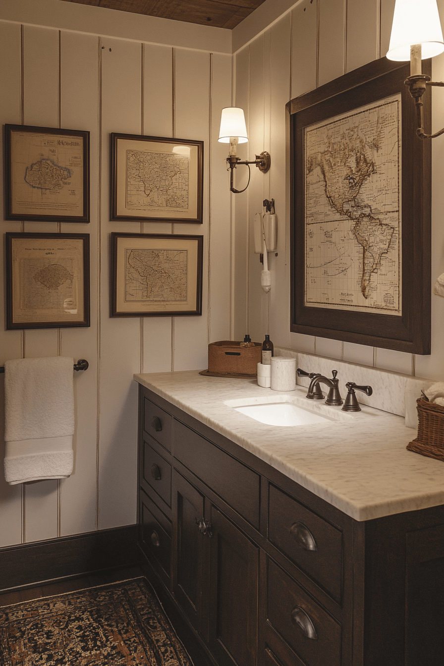 coastal cottage bathroom