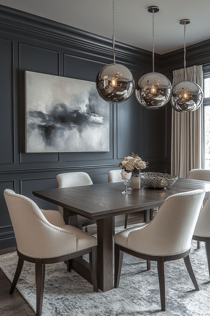 modern victorian dining room