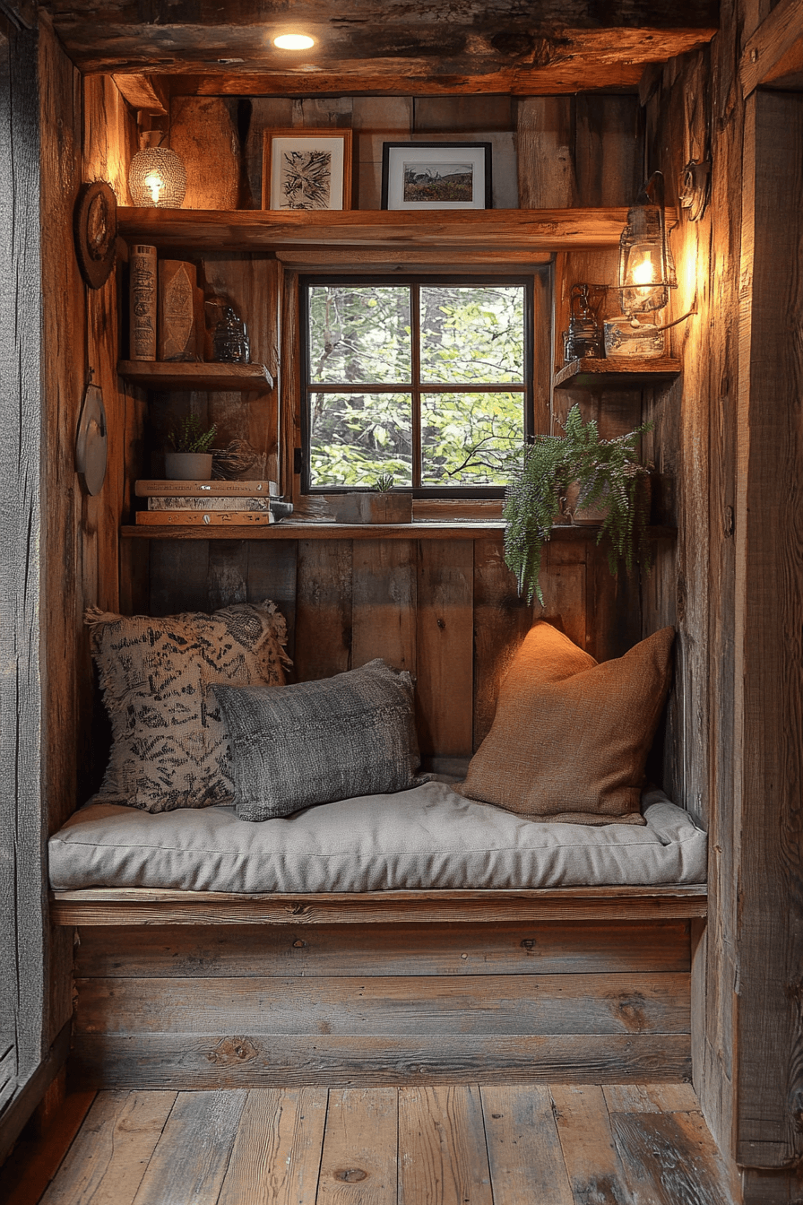 old cabin interior