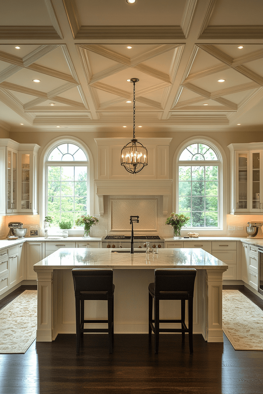 neoclassical kitchen