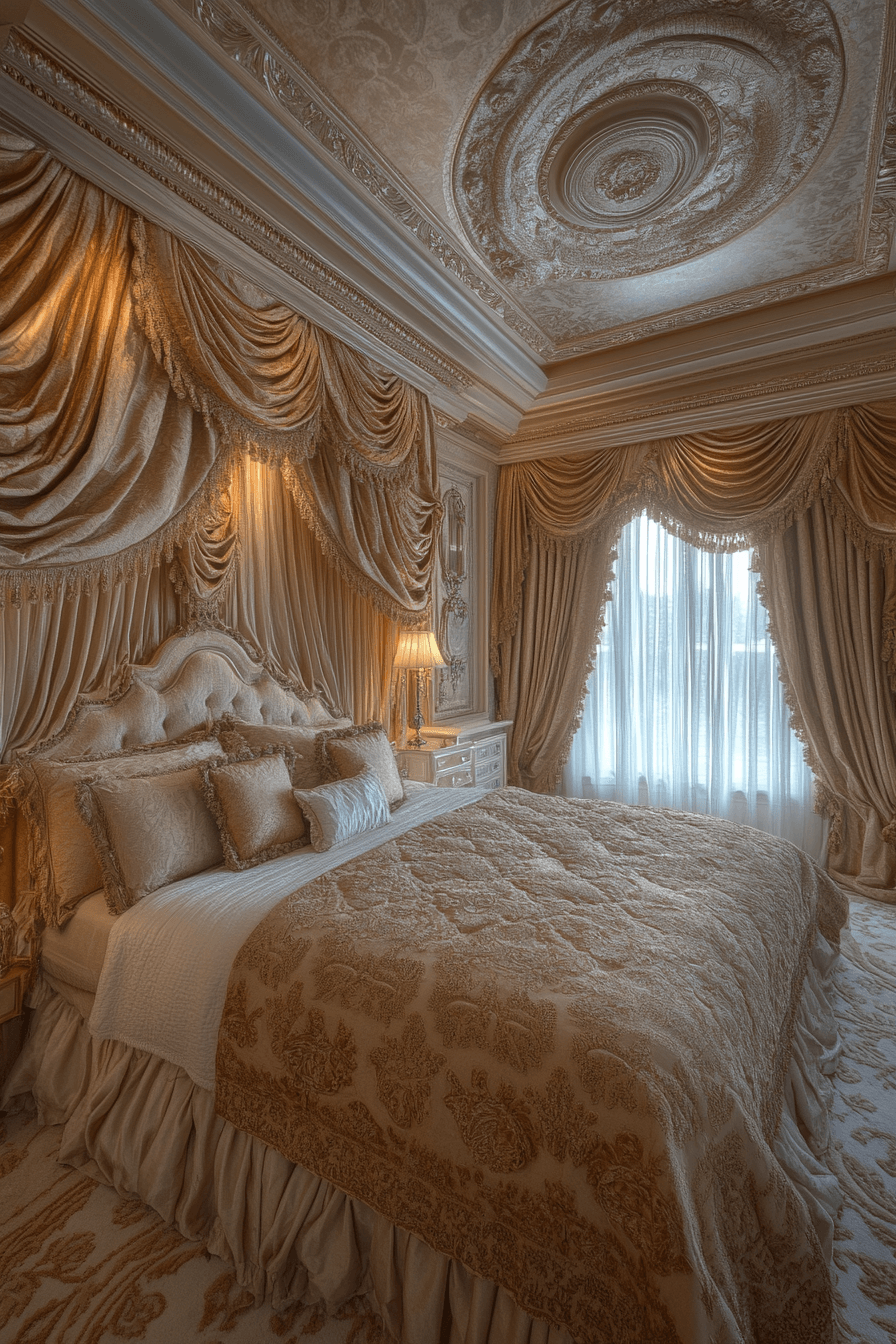 neoclassical bedroom