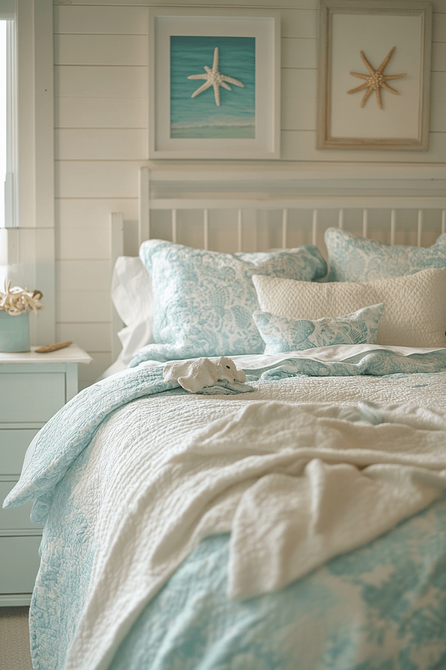 coastal cottage bedroom