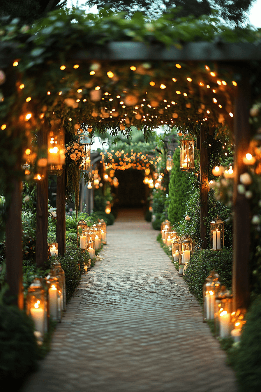 moody romantic wedding decor