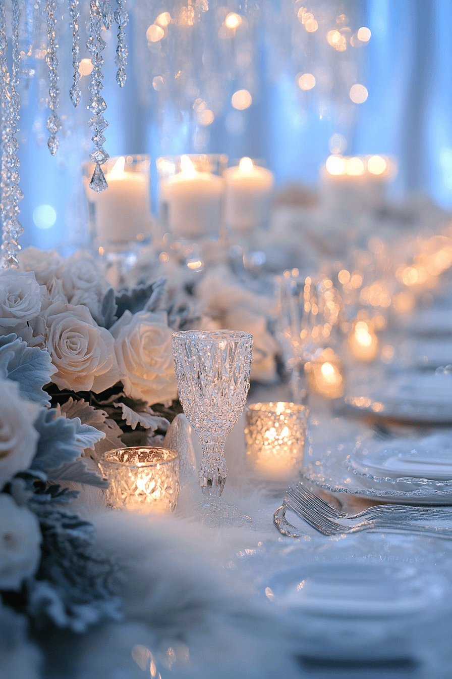 moody romantic wedding decor