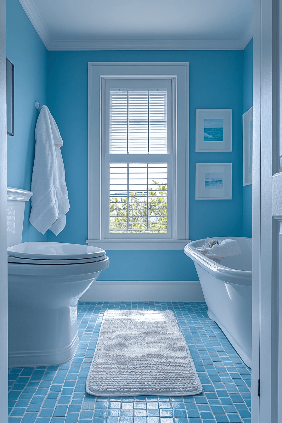 coastal cottage bathroom