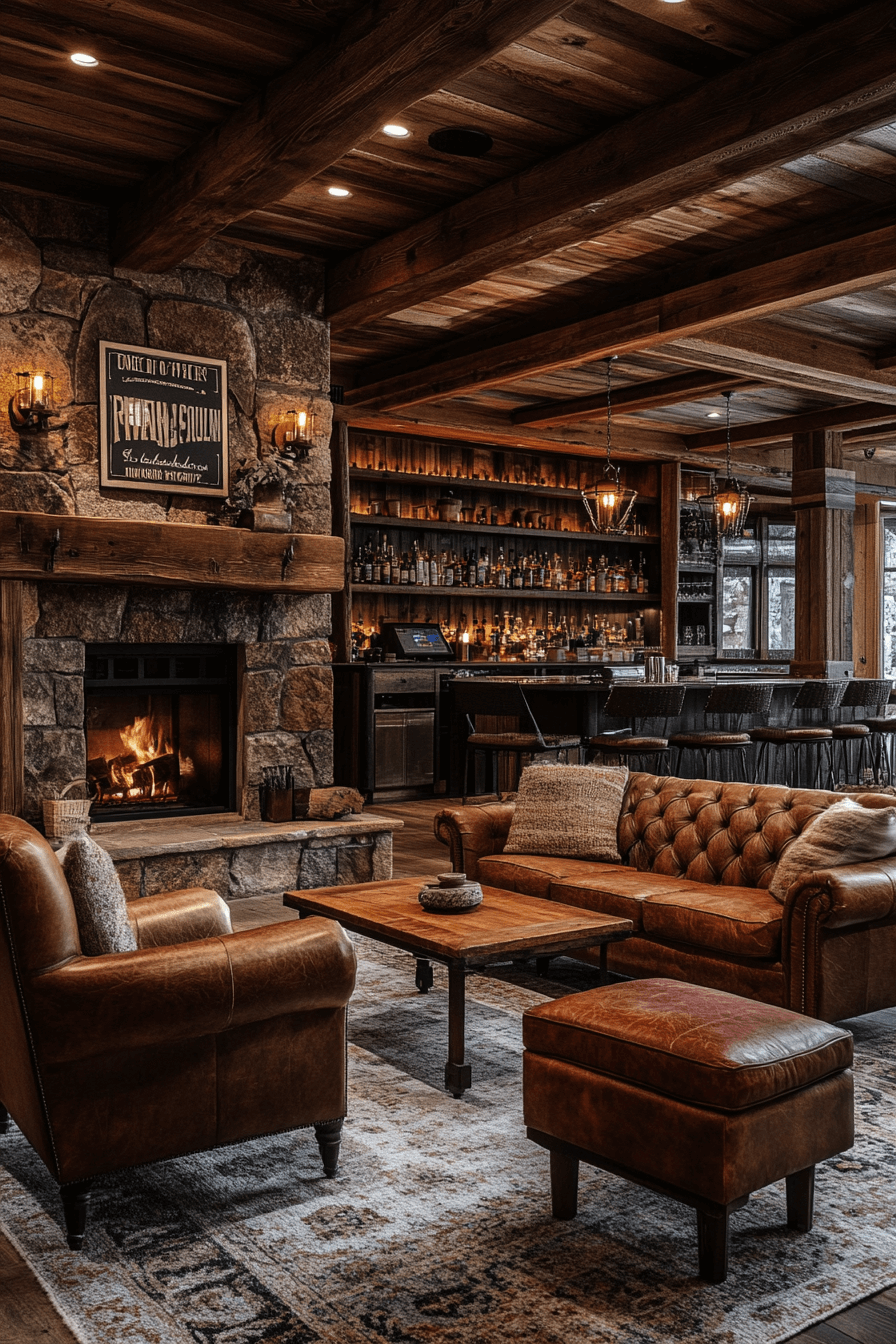 old cabin interior