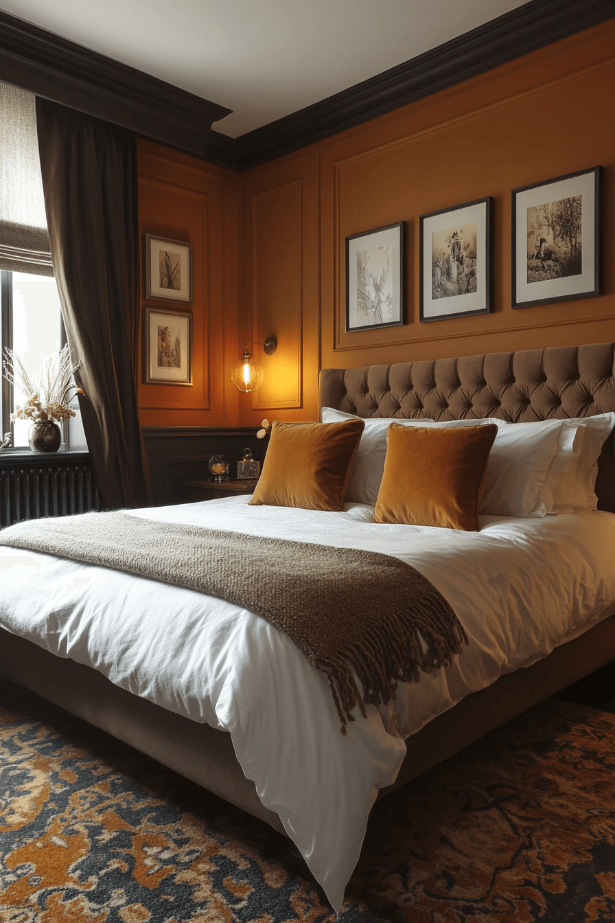 modern victorian bedroom