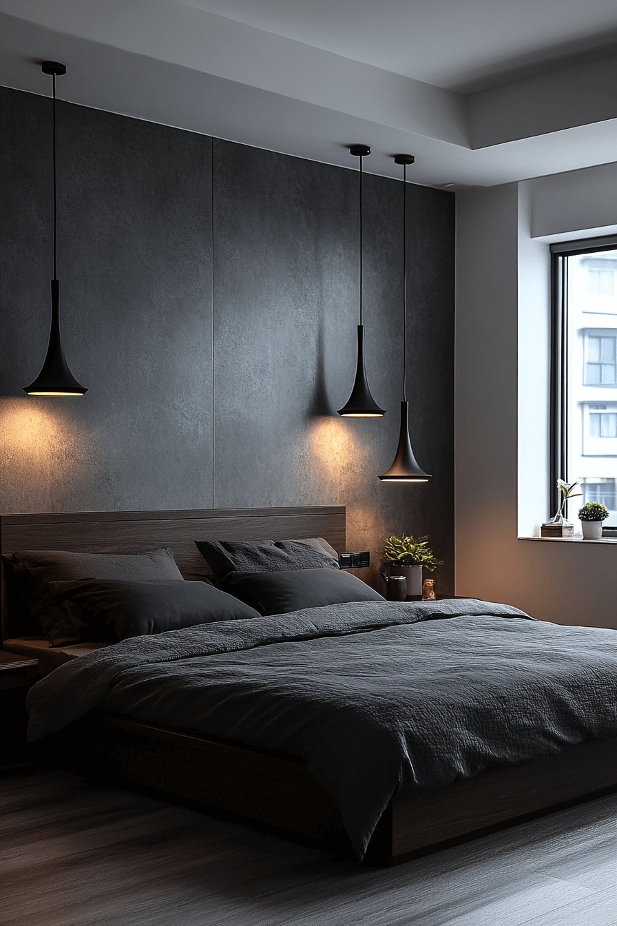 minimalistic bedroom ideas dark
