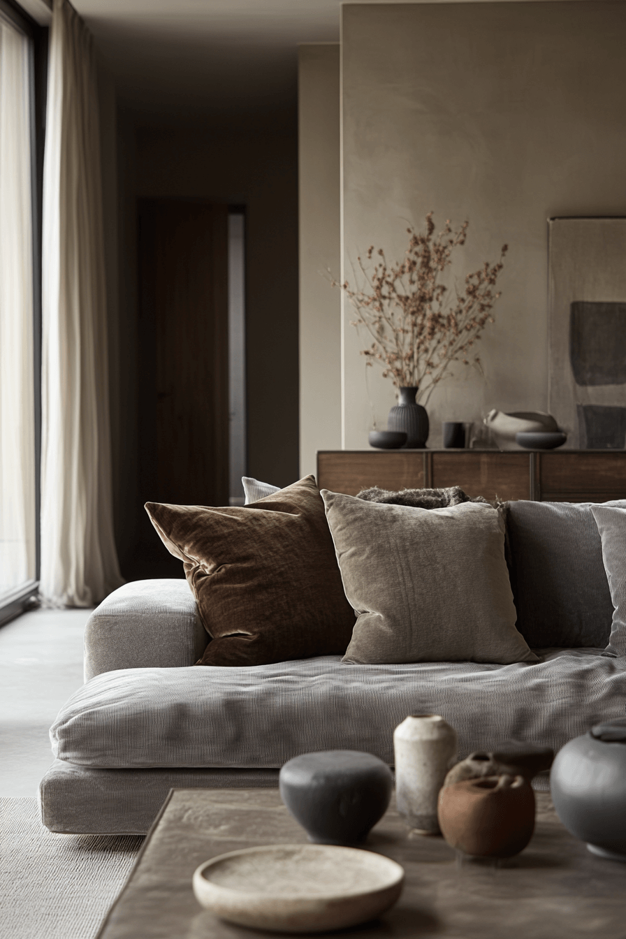 brown living room decorating ideas