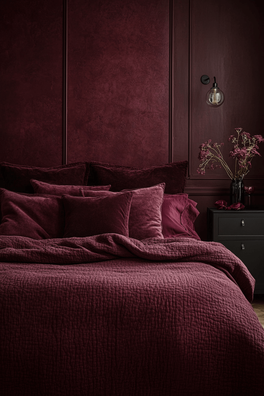 minimalistic bedroom ideas dark