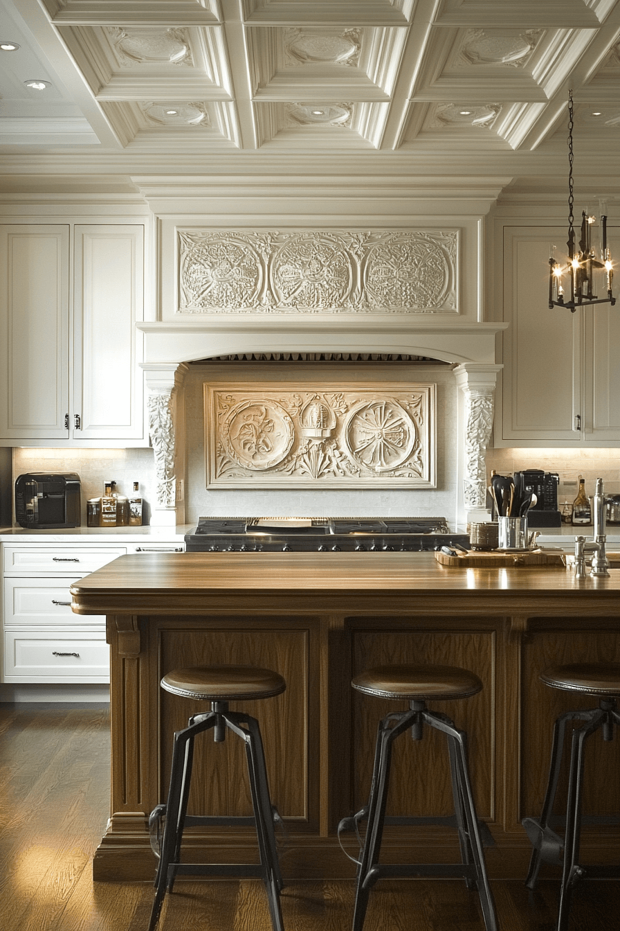 neoclassical kitchen