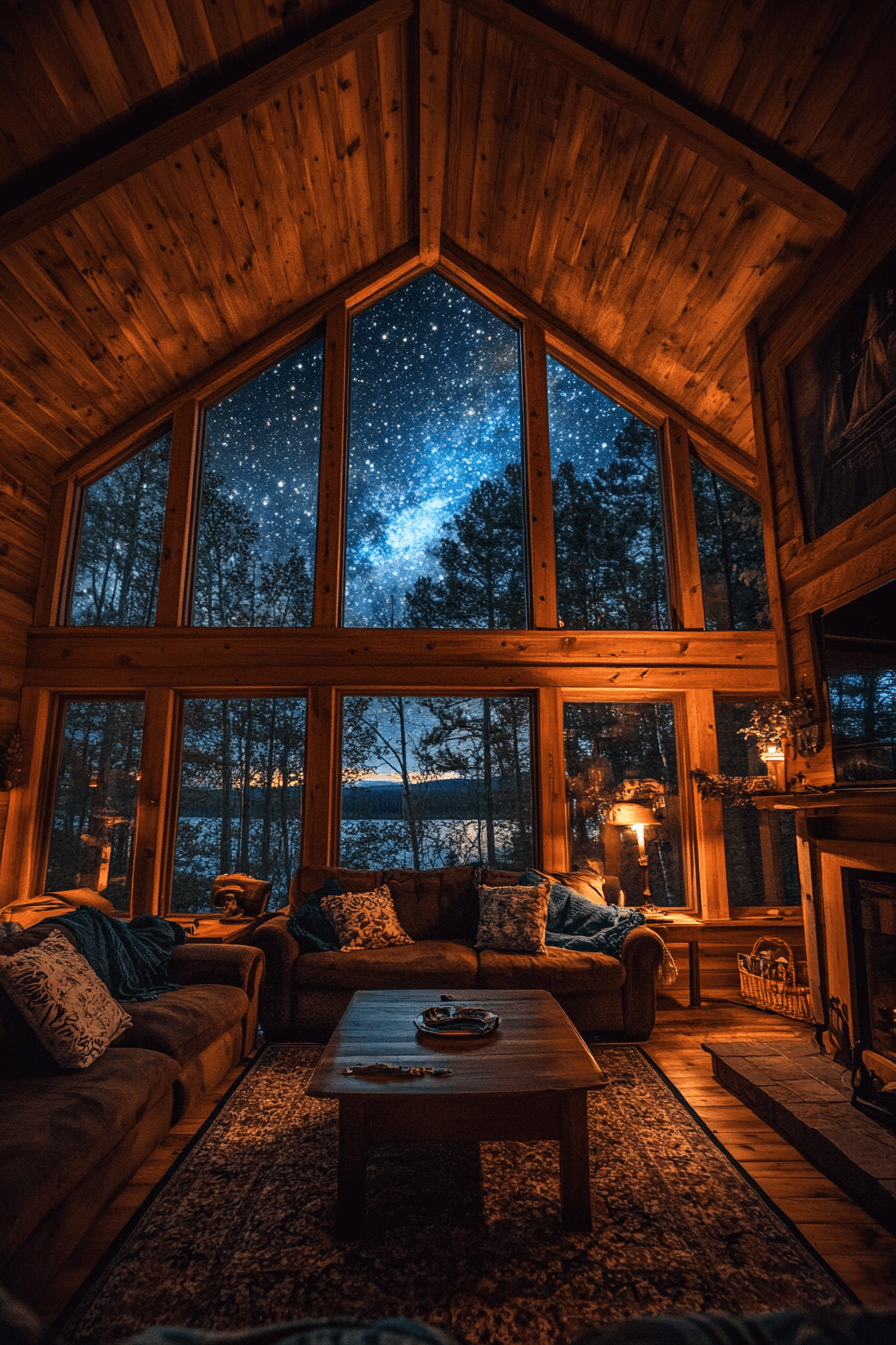 old cabin interior