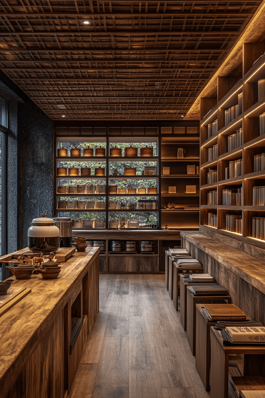 dark academia kitchen