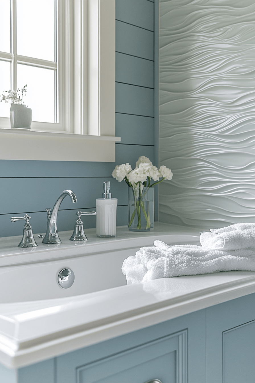 coastal cottage bathroom
