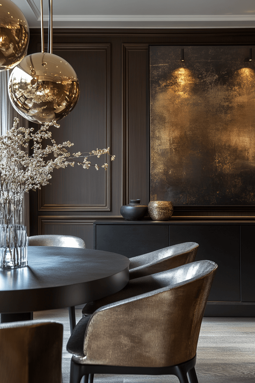 modern victorian dining room