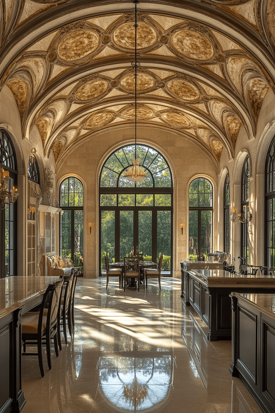 neoclassical kitchen