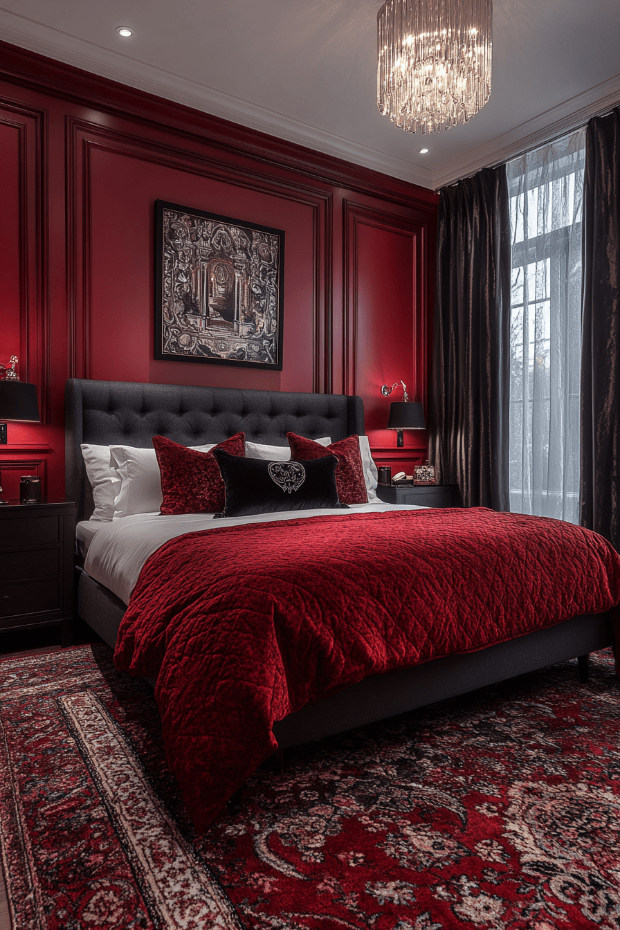 modern victorian bedroom