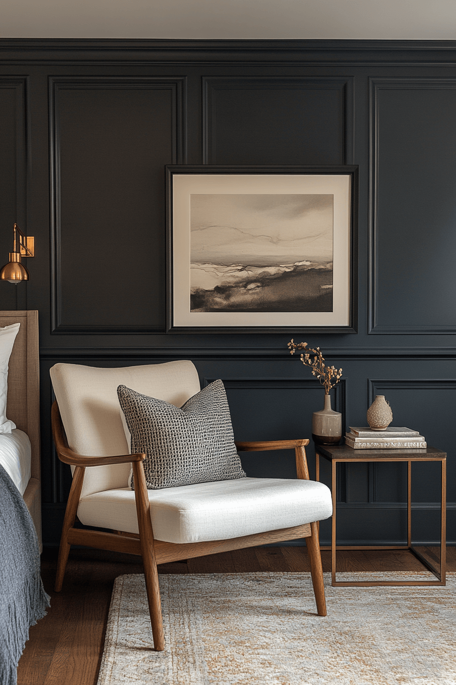 minimalistic bedroom ideas dark