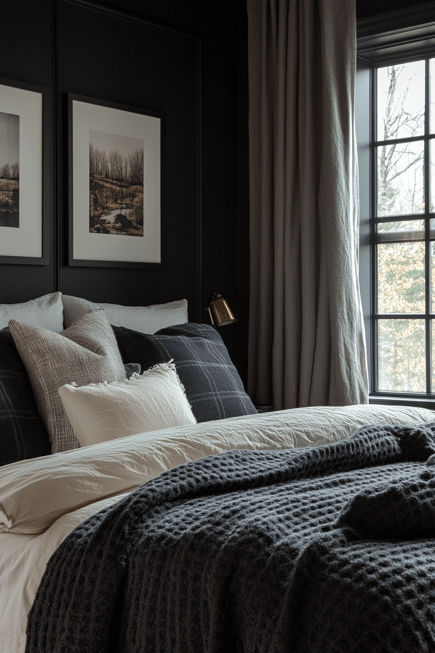 minimalistic bedroom ideas dark