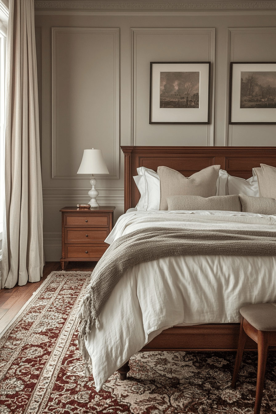 modern victorian bedroom
