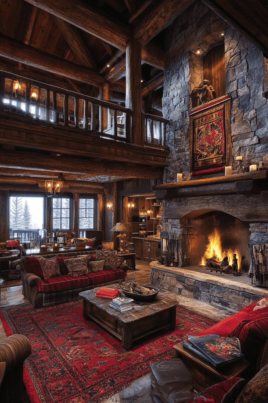 old cabin interior