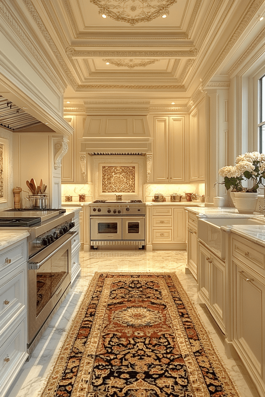 neoclassical kitchen
