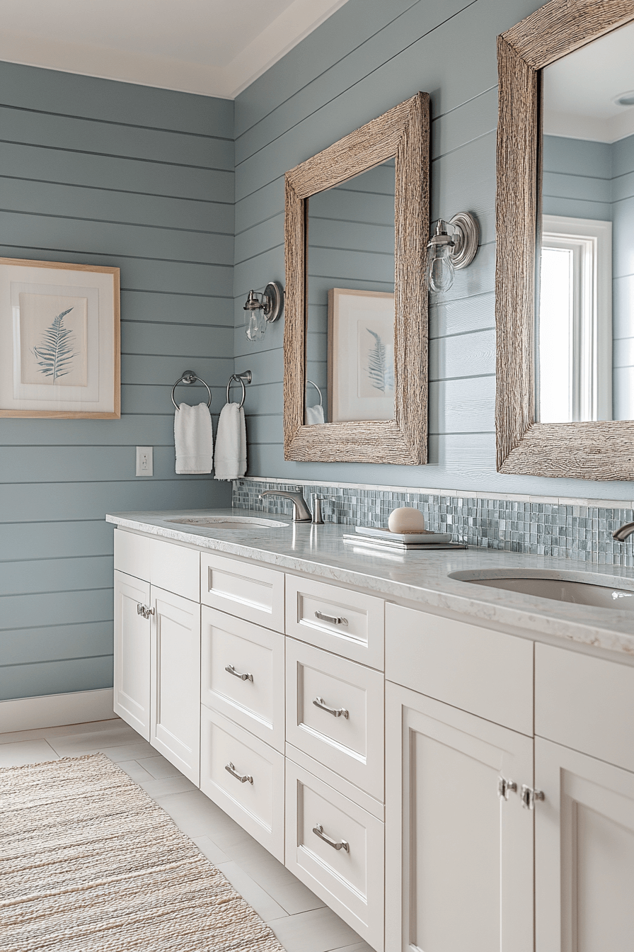 coastal cottage bathroom