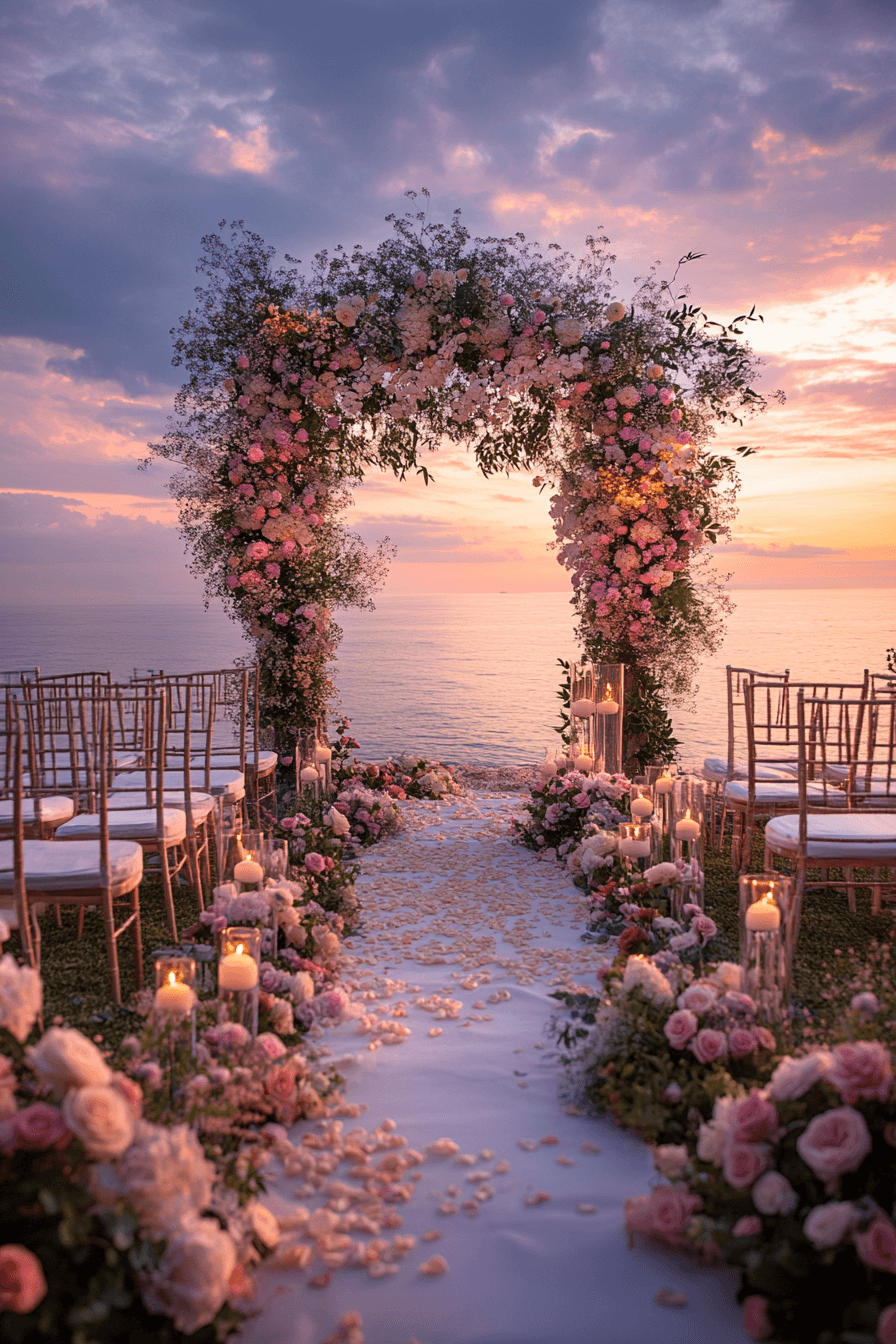moody romantic wedding decor