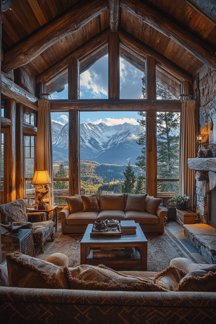 old cabin interior