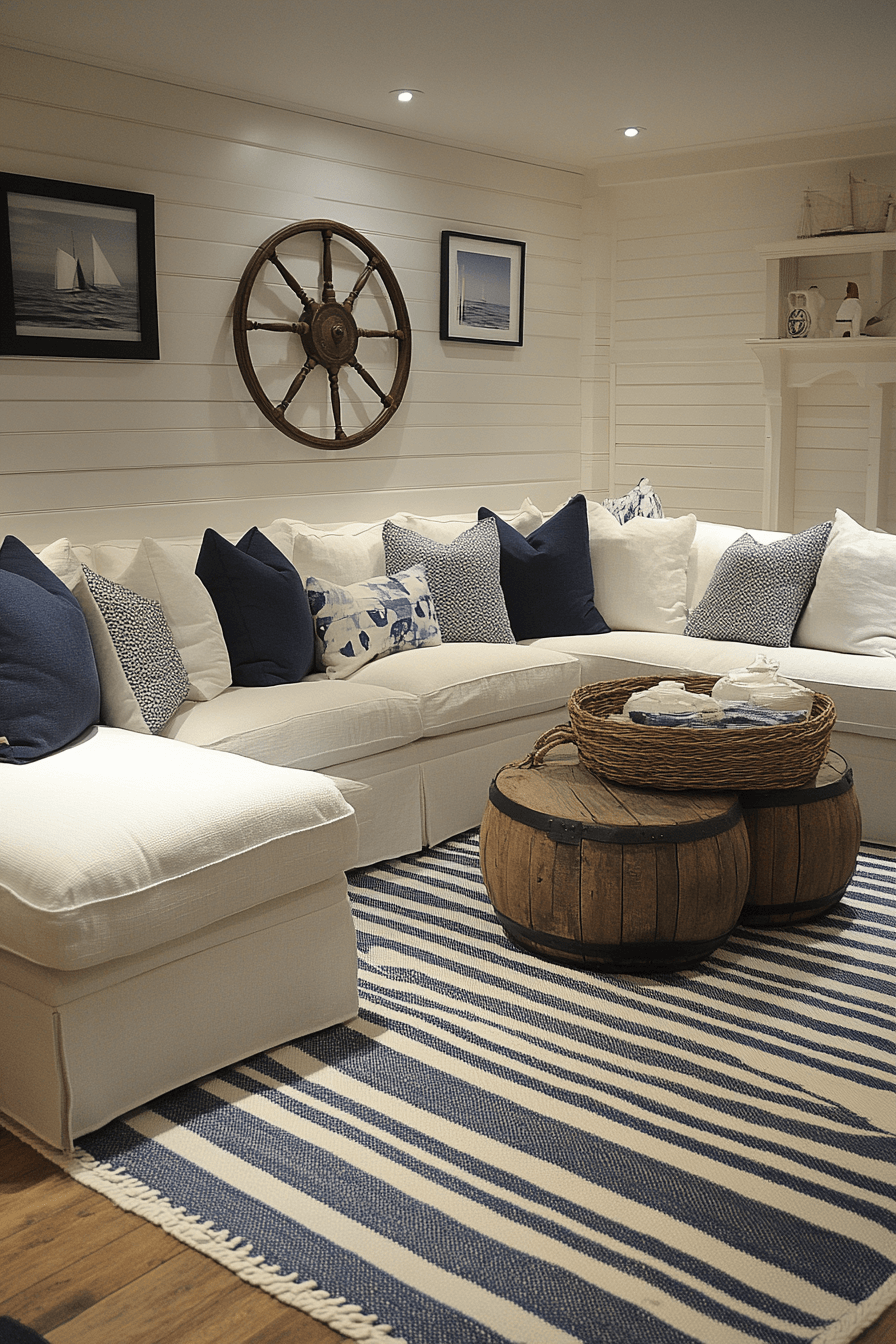 coastal cottage living room