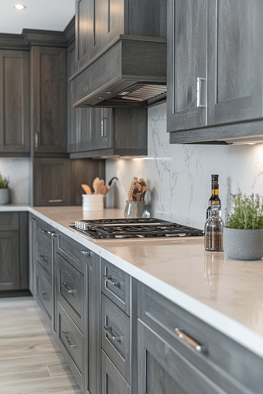 moody kitchen cabinets