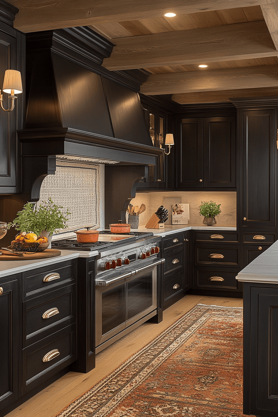 moody cottage kitchen